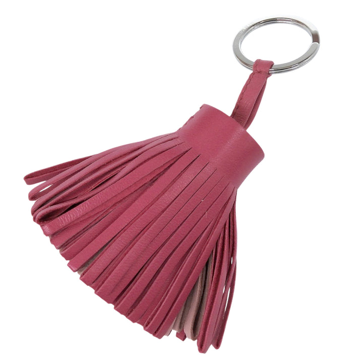 Excellent HERMES Bag charm Carmen Key ring pink Anyo Miro Women