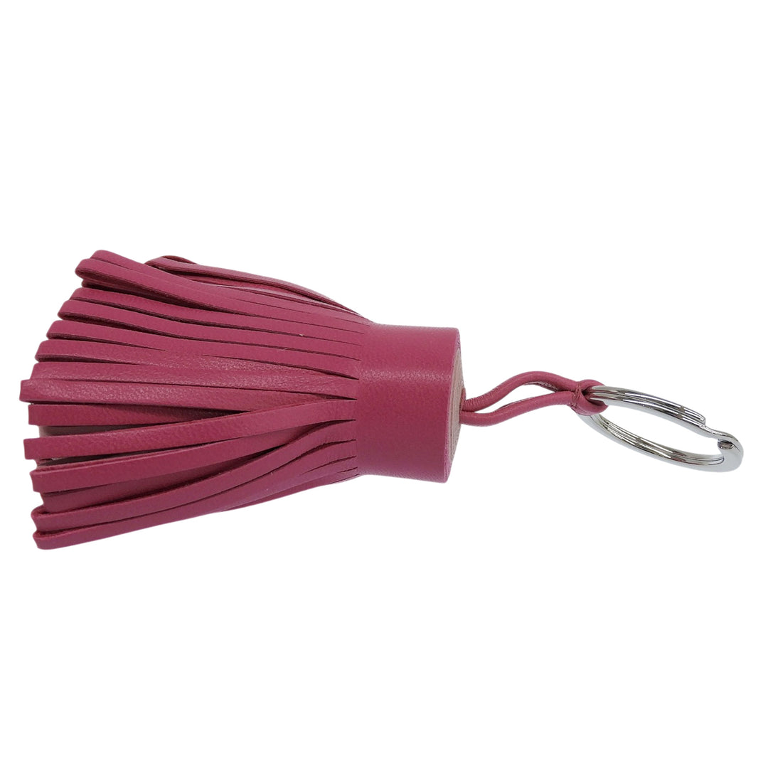 Excellent HERMES Bag charm Carmen Key ring pink Anyo Miro Women