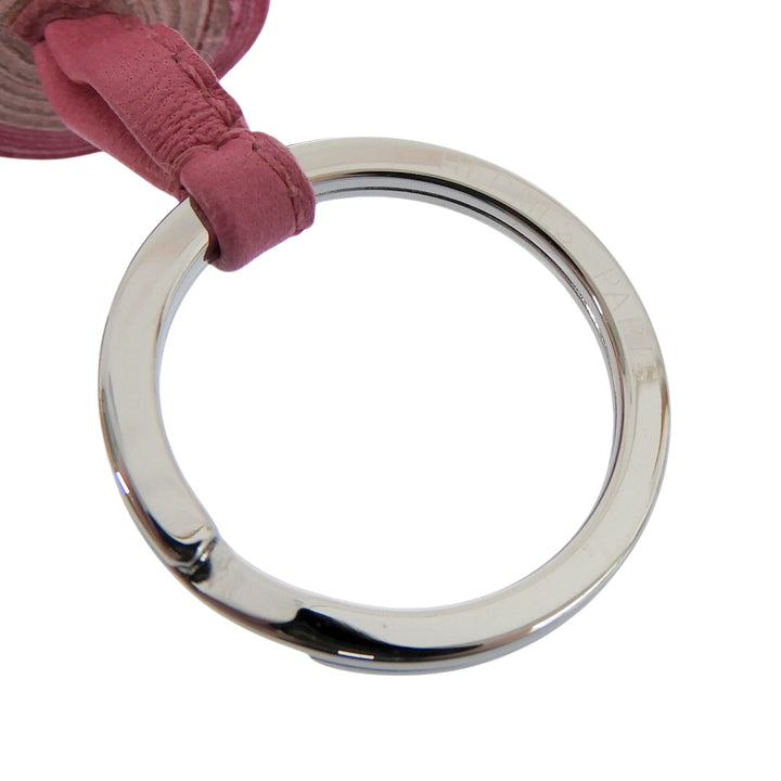 Excellent HERMES Bag charm Carmen Key ring pink Anyo Miro Women
