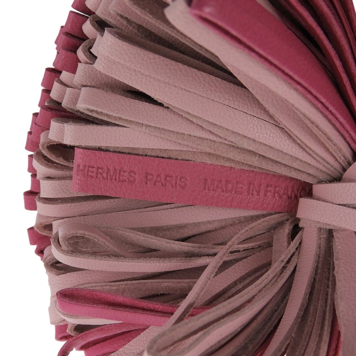 Excellent HERMES Bag charm Carmen Key ring pink Anyo Miro Women
