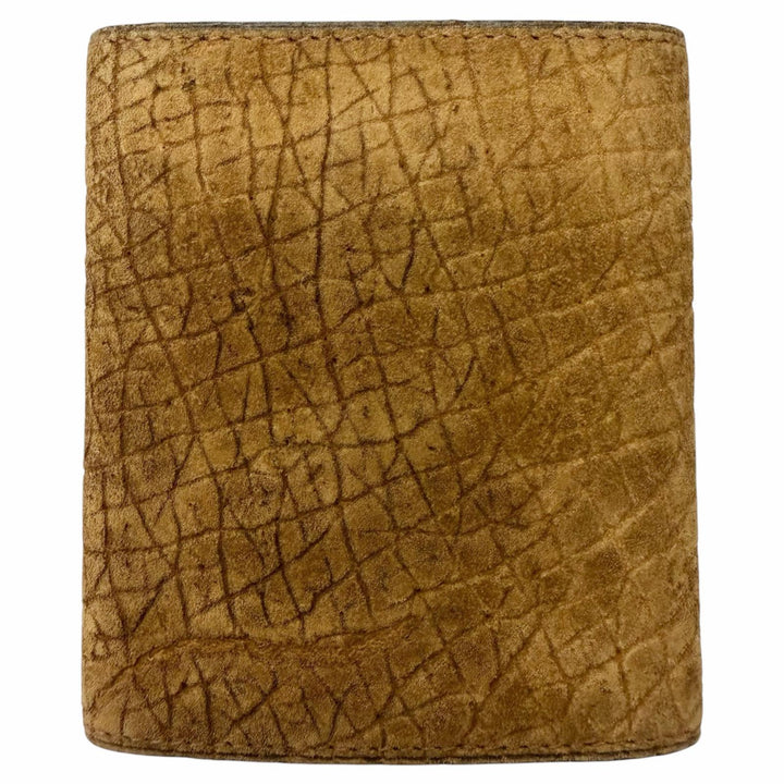 Excellent Valextra Key holder Hippopotamus Leather Tri-fold