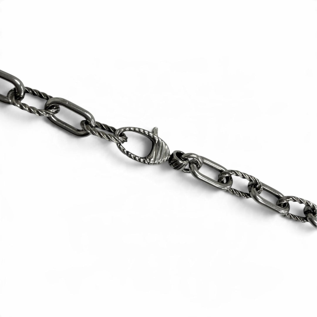 Great GUCCI Necklace Ouroboros Silver AG925 mens