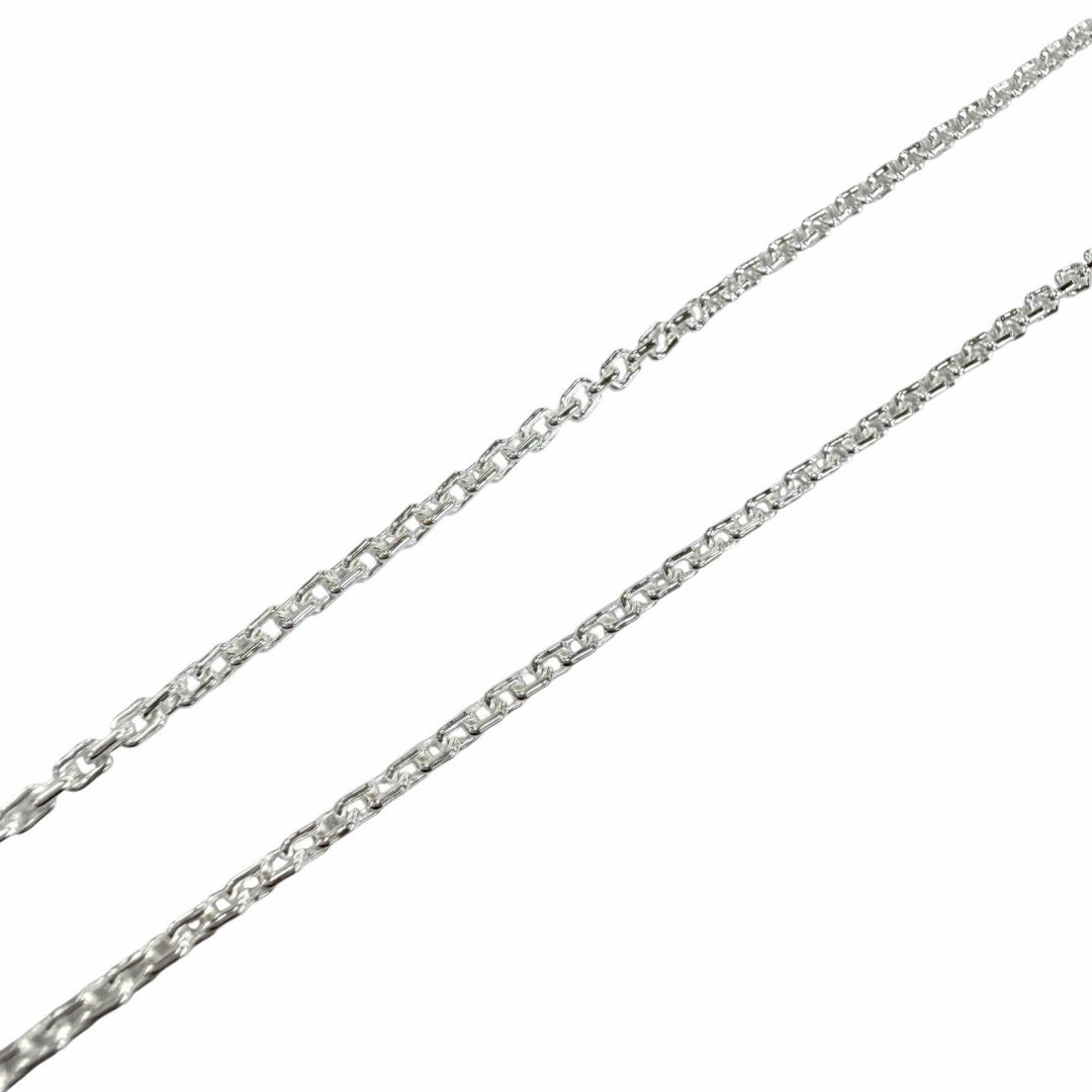Excellent LOUIS VUITTON Necklace Lockit Felix Lee Silver AG925 mens J76312