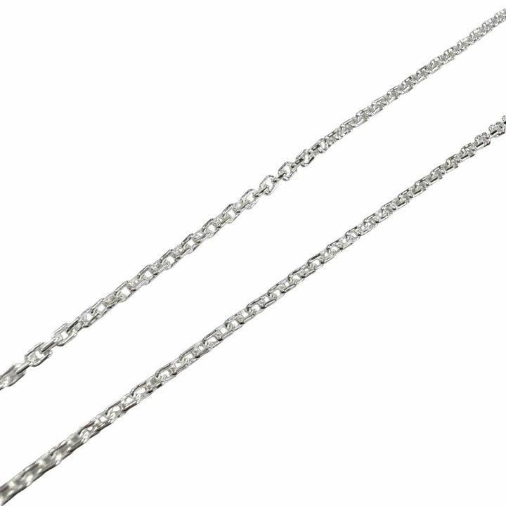 Excellent LOUIS VUITTON Necklace Lockit Felix Lee Silver AG925 mens J76312