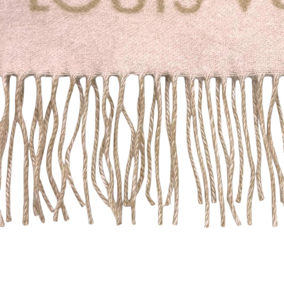 Excellent LOUIS VUITTON Scarf muffler reykjavik cashmere Women M78908