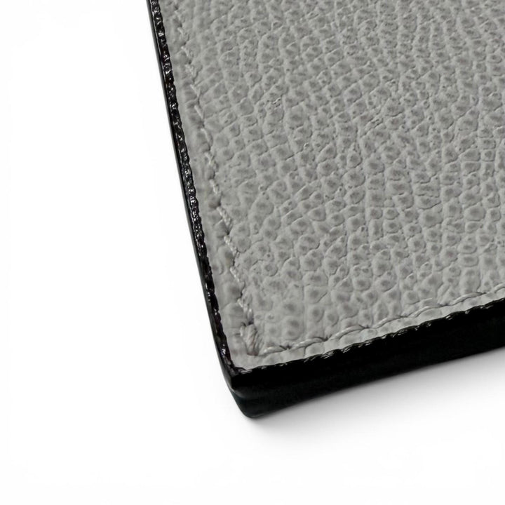 Pristine Valextra Coin case Fragment case Card Case gray Cowhide mens MP9780