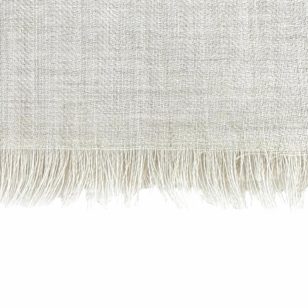 Pristine HERMES Stall Rectangle BRIDES ET GRIS GRIS beige cashmere Women