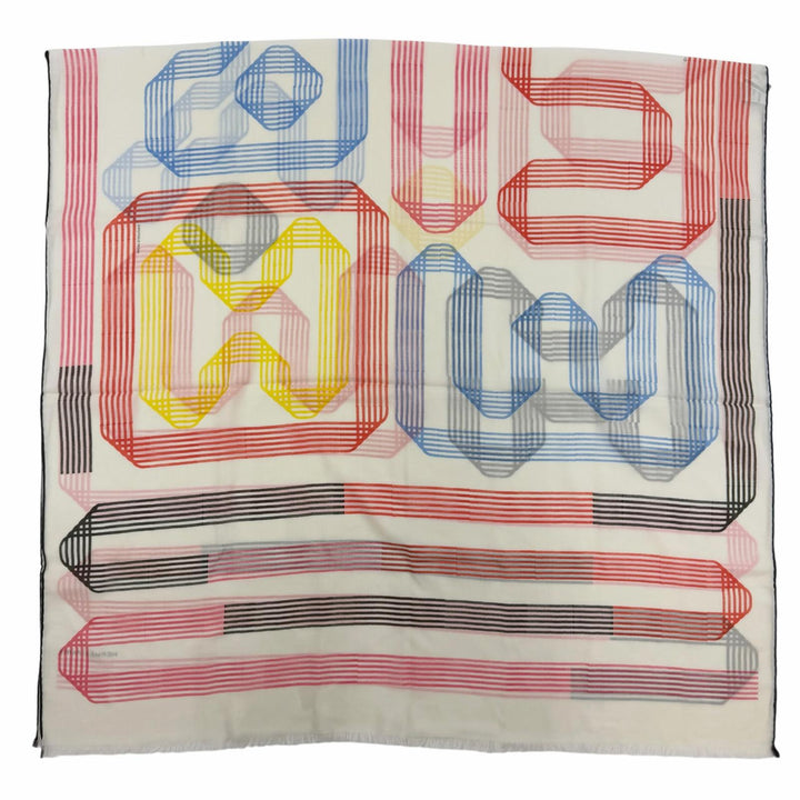 Pristine HERMES scarf Rectangle cashmere Women
