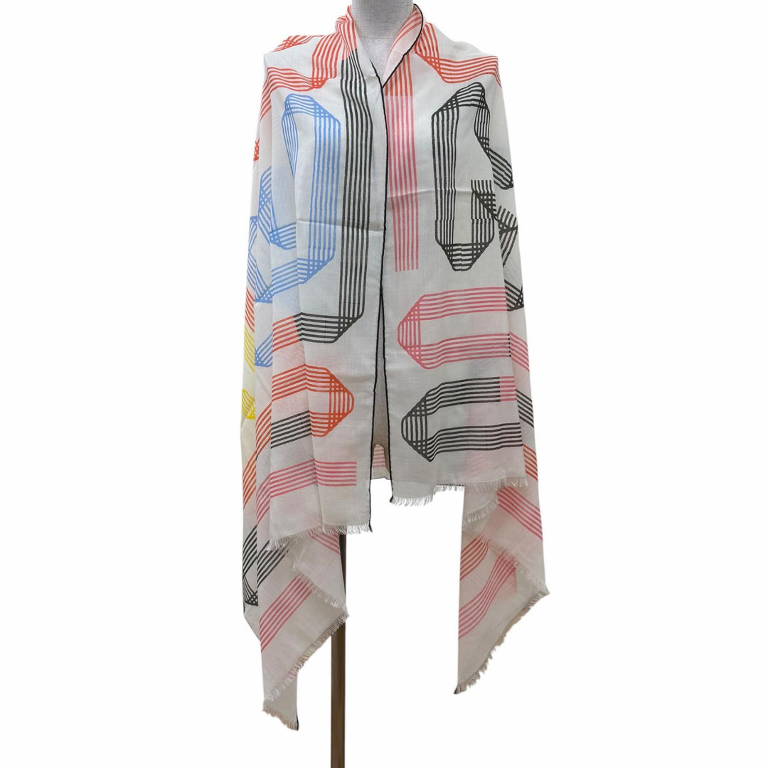 Pristine HERMES scarf Rectangle cashmere Women
