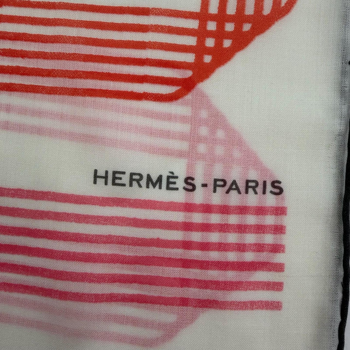 Pristine HERMES scarf Rectangle cashmere Women