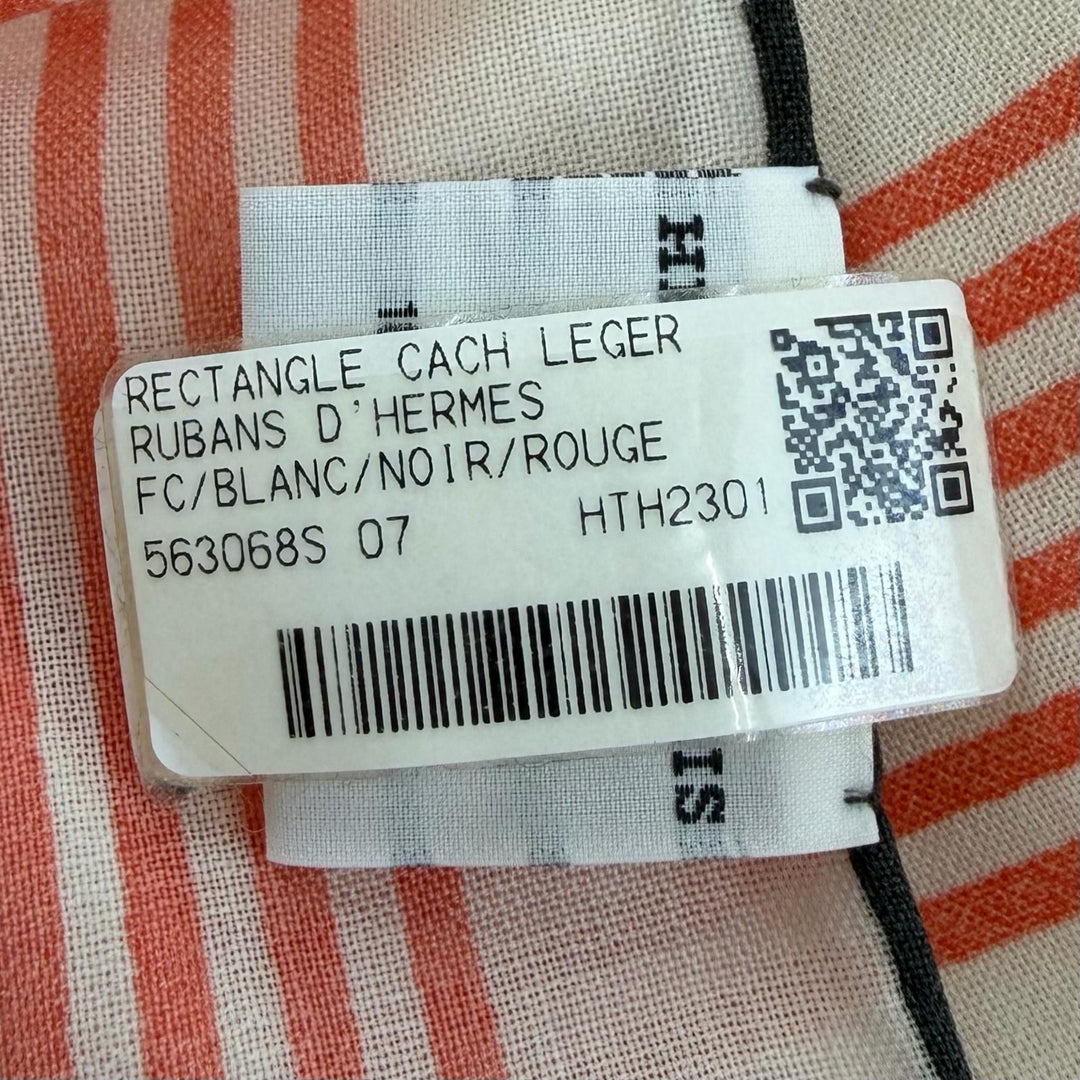 Pristine HERMES scarf Rectangle cashmere Women