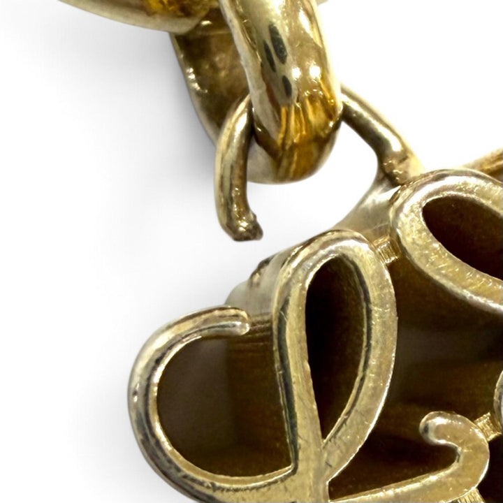 Fair LOEWE Necklace Current product Anagram cylinder gold AG925 Women
