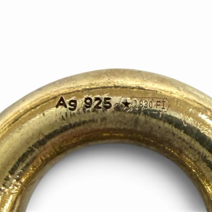 Fair LOEWE Necklace Current product Anagram cylinder gold AG925 Women