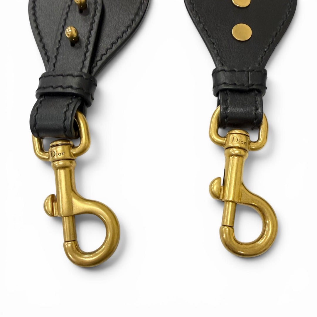 Great DIOR Shoulder strap Christian Dior Paris logo embroidery