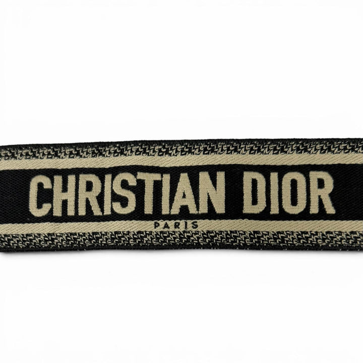 Great DIOR Shoulder strap Christian Dior Paris logo embroidery