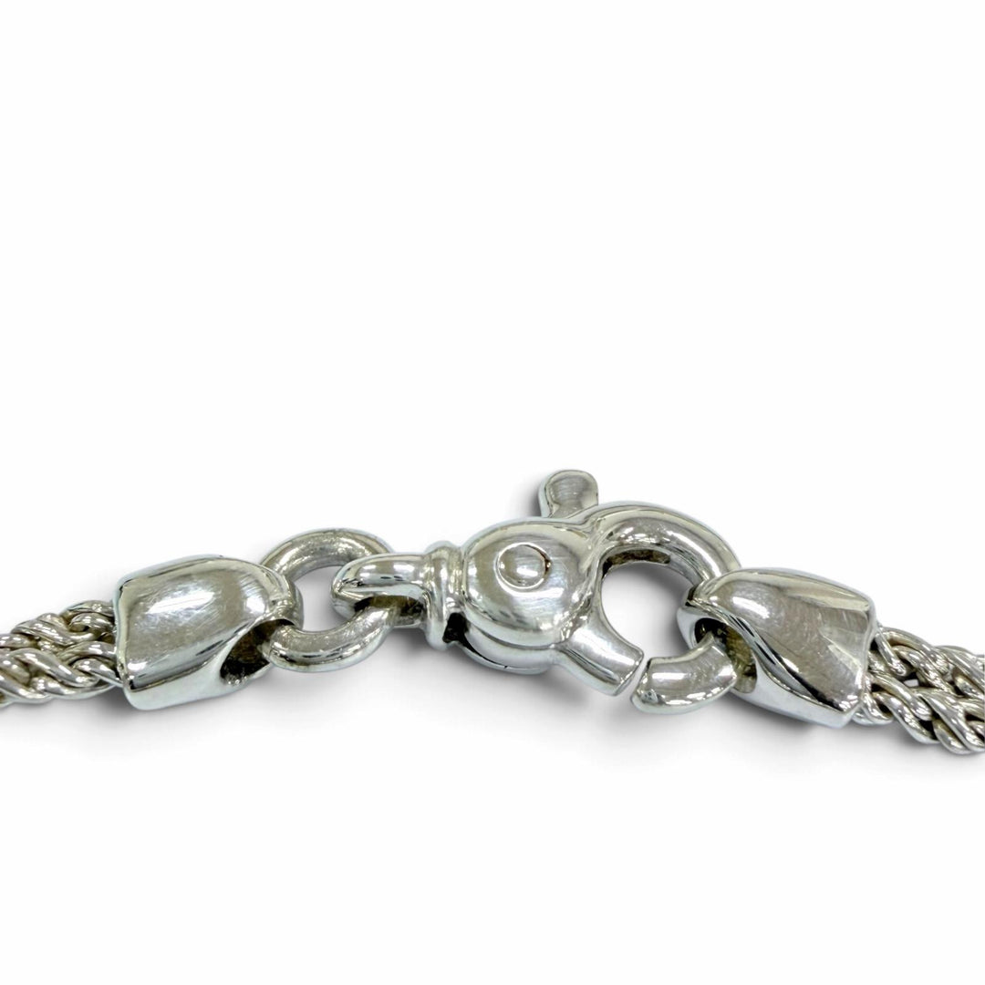 Excellent TIFFANY&Co. Double Heart Bracelet combination Silver 925 Women