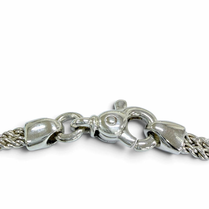 Excellent TIFFANY&Co. Double Heart Bracelet combination Silver 925 Women