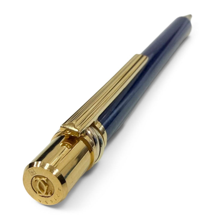 Great Cartier Ballpoint pen Must de Cartier Trinity Blue Marble mens