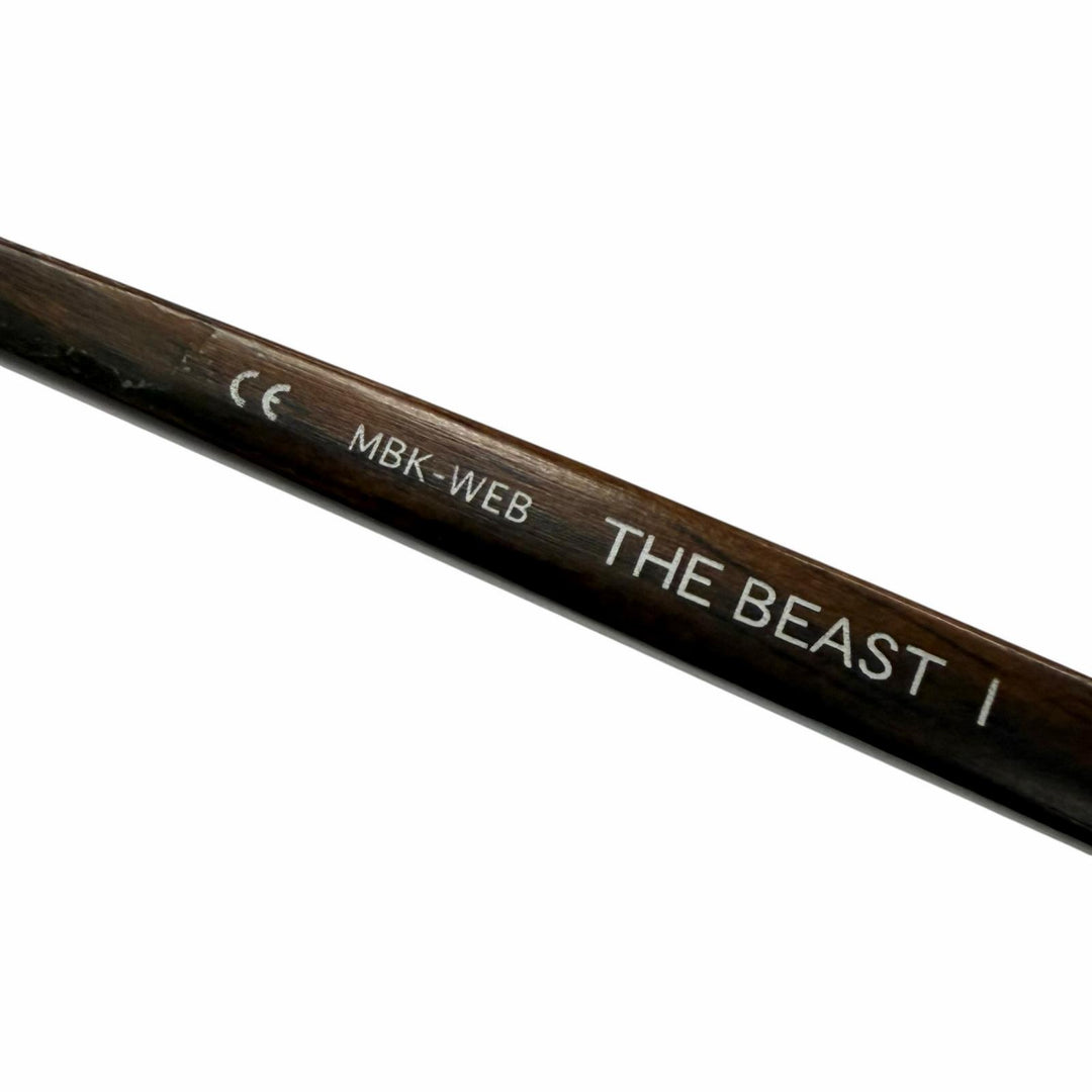 Very Good CHROME HEARTS sunglasses THE BEASTⅠ CH cross temple black Wood mens