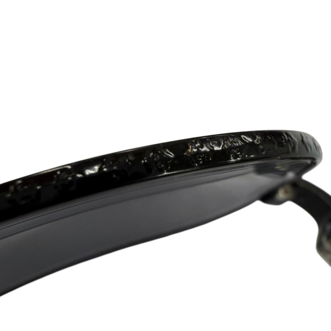 Very Good CHROME HEARTS sunglasses THE BEASTⅠ CH cross temple black Wood mens