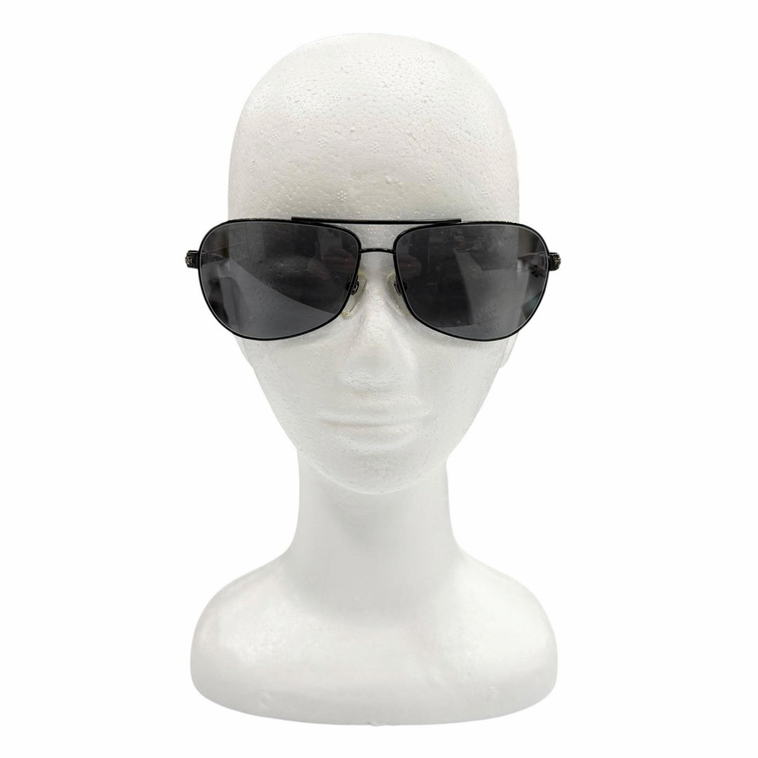 Very Good CHROME HEARTS sunglasses THE BEASTⅠ CH cross temple black Wood mens