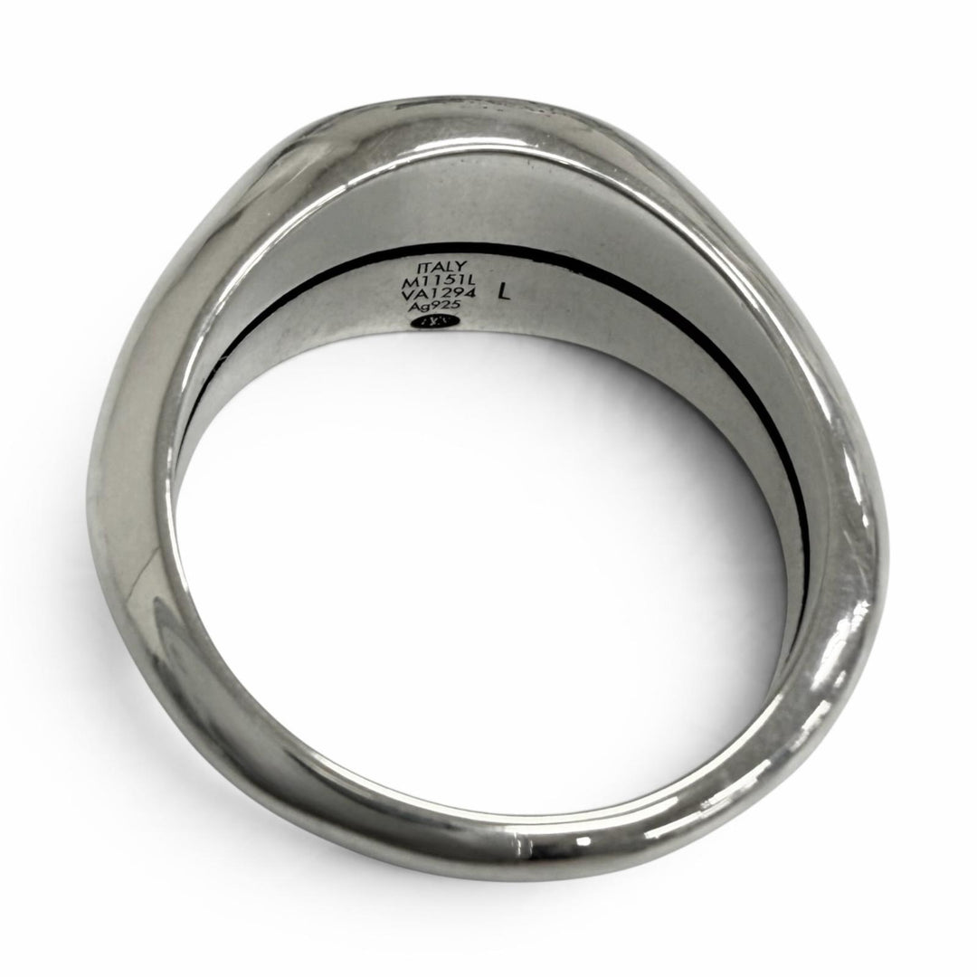 Excellent LOUIS VUITTON Ring LV Tailor Silver AG925 mens