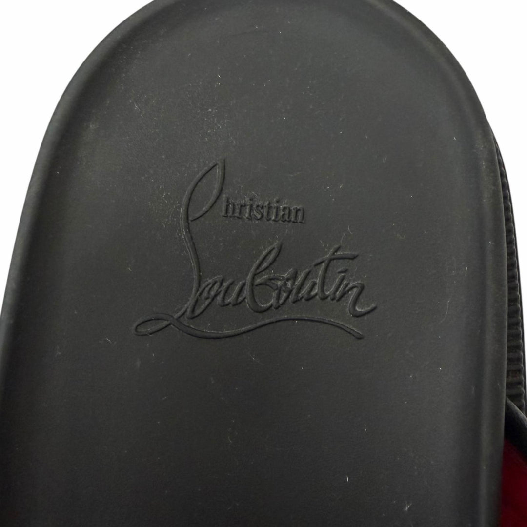 Great Christian Louboutin Sandals SUMMER DUNE Logo tape strap sandals
