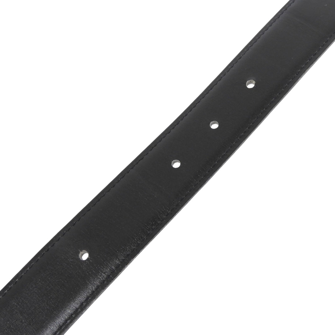 Great HERMES belt Constance Reversible Leather black leather Women