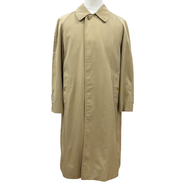 Excellent Burberrys coat beige cotton mens