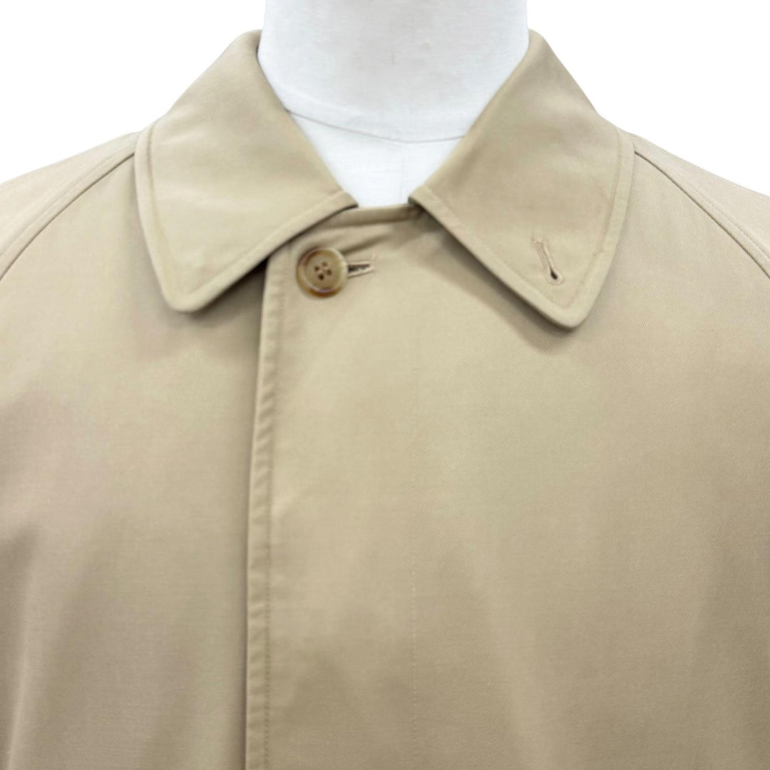 Excellent Burberrys coat beige cotton mens