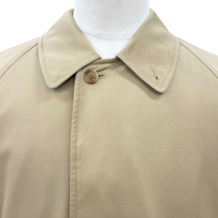 Excellent Burberrys coat beige cotton mens