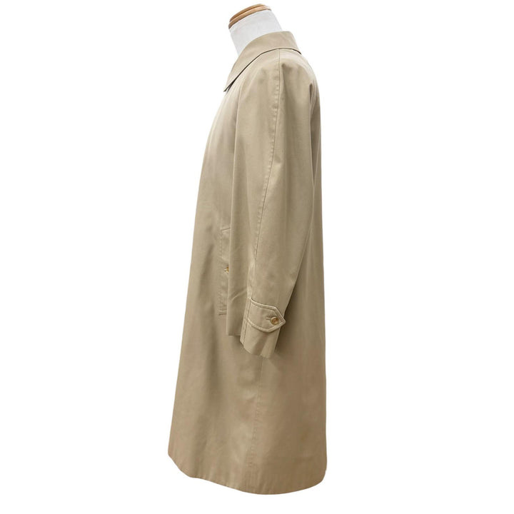 Excellent Burberrys coat beige cotton mens