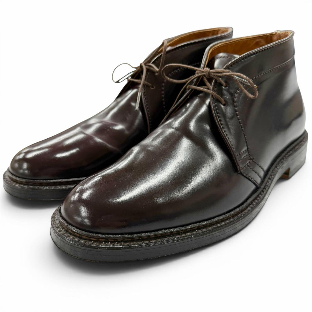 Great ALDEN Ankle boots Lace-up Chukka Boots Burgundy Cordovan mens 7.5