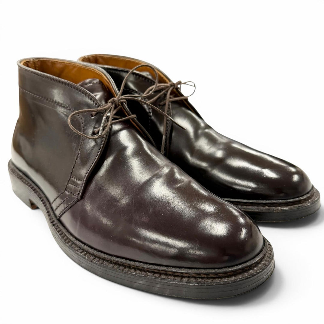 Great ALDEN Ankle boots Lace-up Chukka Boots Burgundy Cordovan mens 7.5