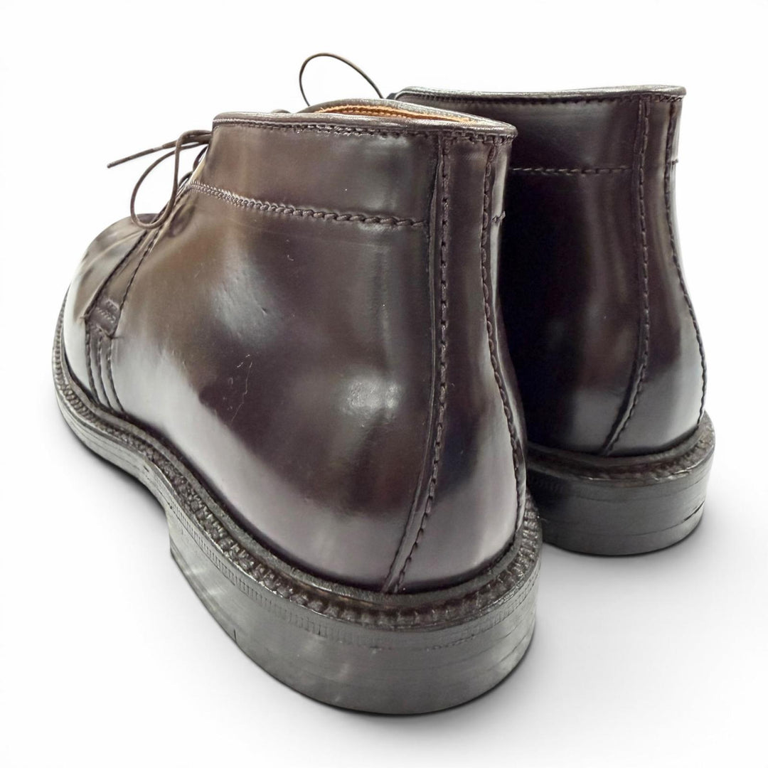 Great ALDEN Ankle boots Lace-up Chukka Boots Burgundy Cordovan mens 7.5