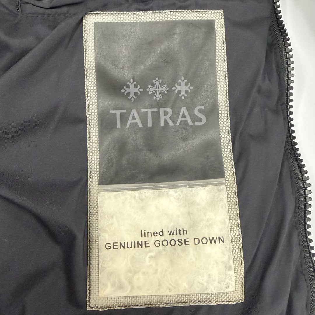 Very Good TATRAS down coat POLITEAMA Logo patch Hooded Double zip LTA8BM4496