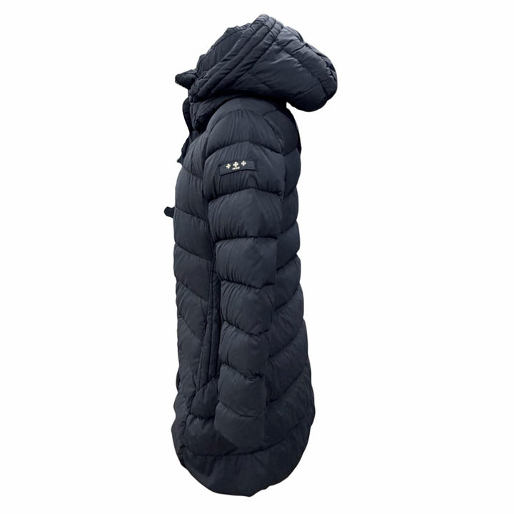 Very Good TATRAS down coat POLITEAMA Logo patch Hooded Double zip LTA8BM4496