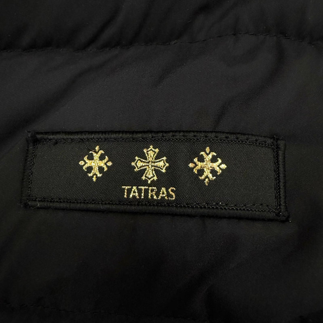Very Good TATRAS down coat POLITEAMA Logo patch Hooded Double zip LTA8BM4496