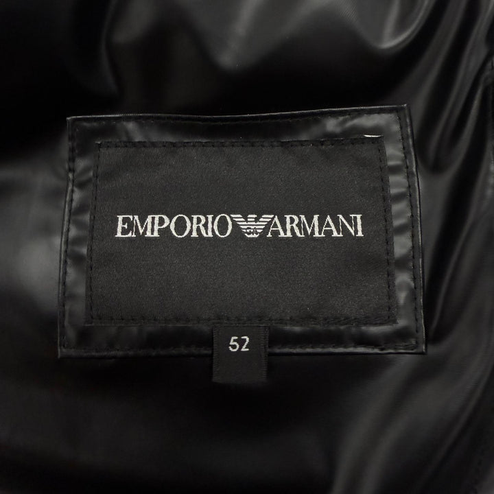 Pristine EMPORIO ARMANI Down jacket black polyester mens 52