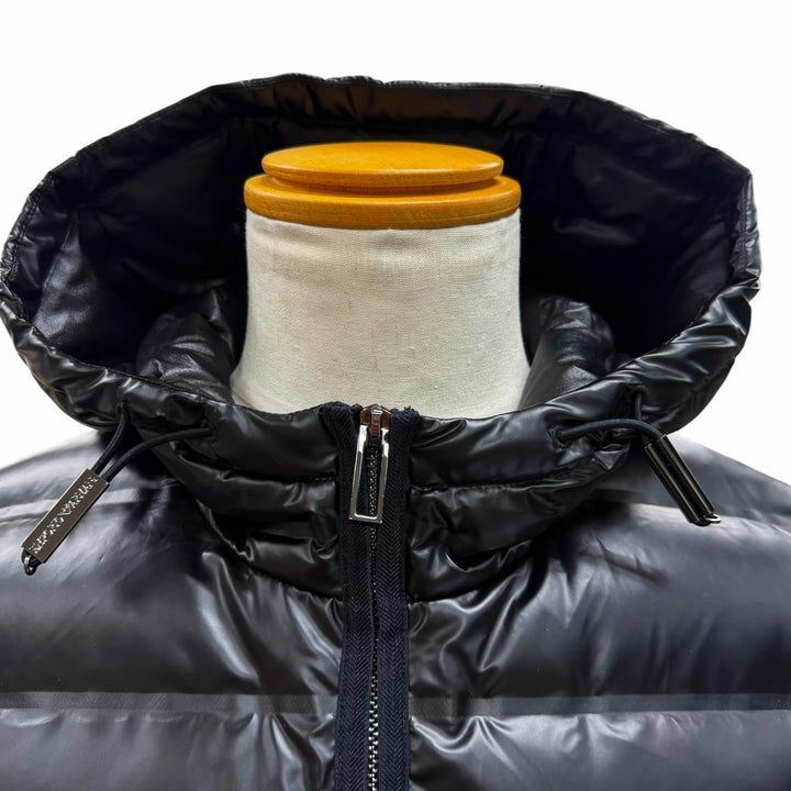 Pristine EMPORIO ARMANI Down jacket black polyester mens 52