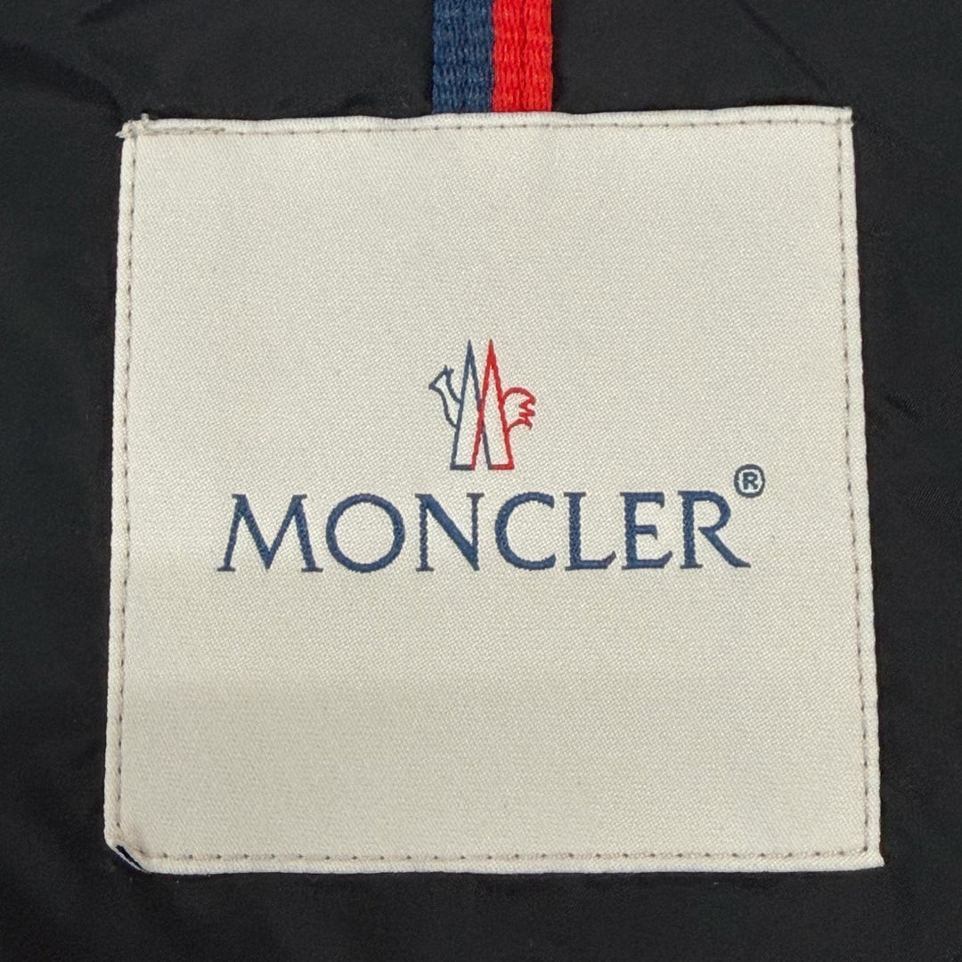 Pristine MONCLER Down vest DRUMS GILET Logo patch, camouflage pattern Kids