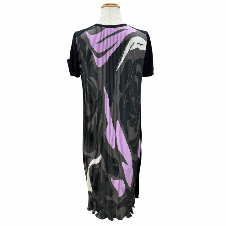 Excellent Christian Dior one piece All-over print pleated panel 42 6C24641AM555