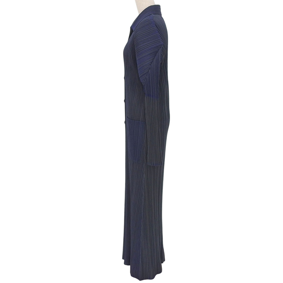 Excellent PLEATS PLEASE one piece Long shirt Green system Women 4 PP64-JA522