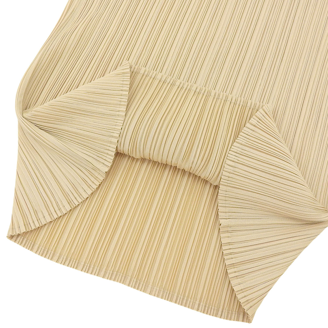 Excellent PLEATS PLEASE Pleated skirt beige polyester Women 3 PP05-JG001