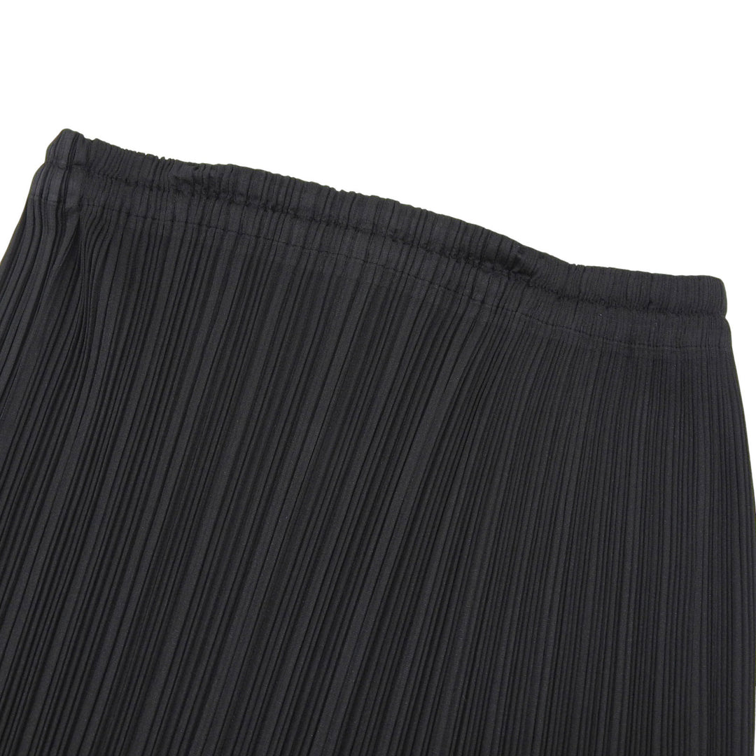 Excellent PLEATS PLEASE skirt Pleated long black polyester Women 2 PP05-JG001