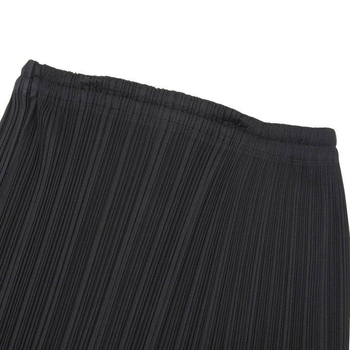 Excellent PLEATS PLEASE skirt Pleated long black polyester Women 2 PP05-JG001