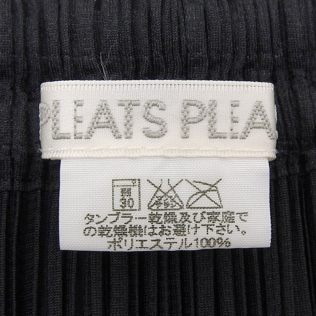 Excellent PLEATS PLEASE skirt Pleated long black polyester Women 2 PP05-JG001