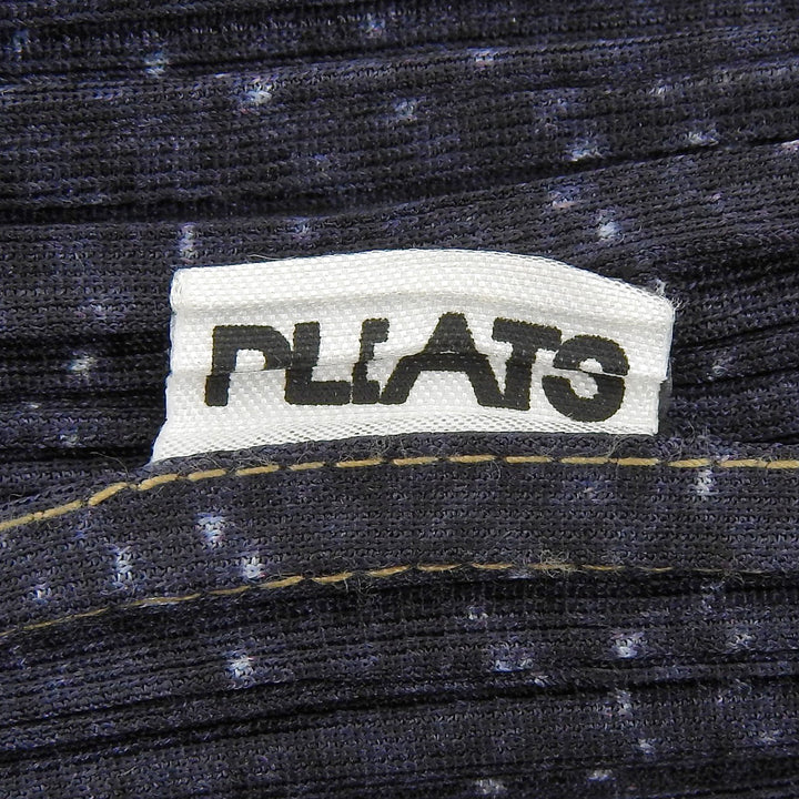 Great PLEATS PLEASE Pleated skirt denim transfer Navy Women 2 PP94-JG646