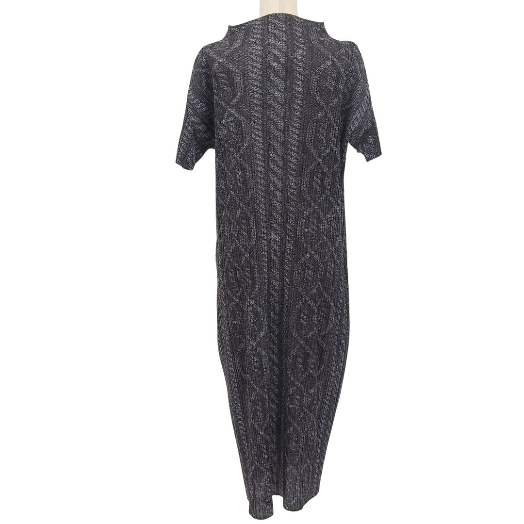 Excellent PLEATS PLEASE one piece gray polyester Women 4 PP83-JH934