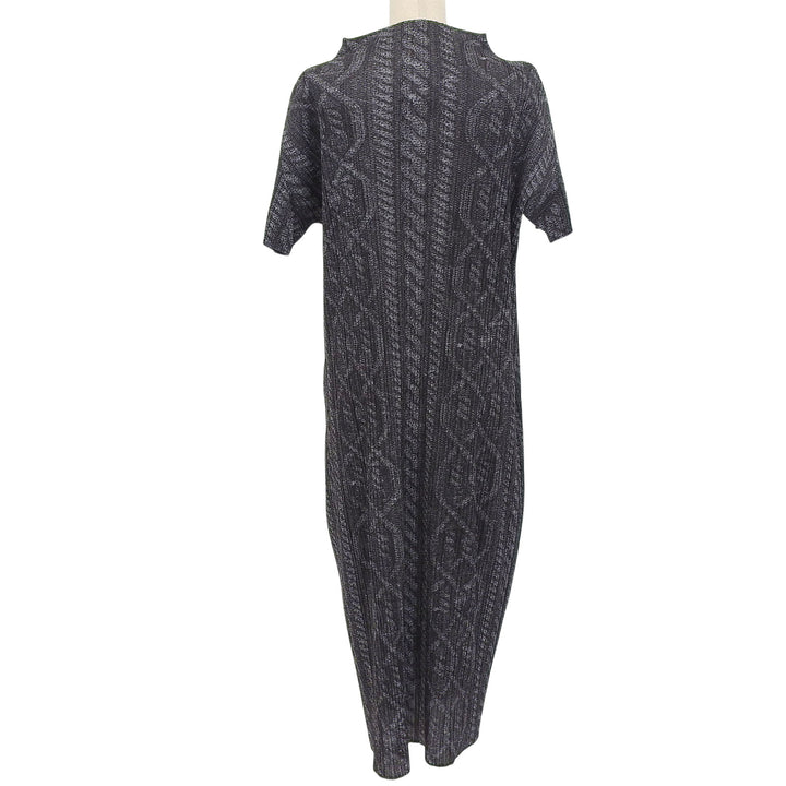 Excellent PLEATS PLEASE one piece gray polyester Women 4 PP83-JH934